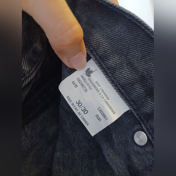 Vintage Dakota Washed Black Denim Cutoff Shorts, Men's Size 30 - Picture 6 of 12